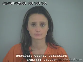 Mugshot of GRAZIANA RICCIARDELLA booked in Beaufort County, South Carolina on June 4, 2026