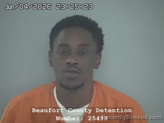 Mugshot of JAQUAN LAMONT CHAPLIN booked in Beaufort County, South Carolina on June 5, 2026