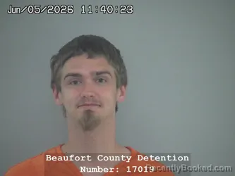 Mugshot of AIDEN KYLE KEENER booked in Beaufort County, South Carolina on June 5, 2026