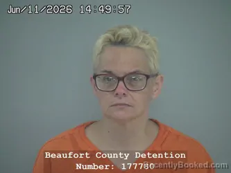 Mugshot of AMY CAPARULO MORENO booked in Beaufort County, South Carolina on June 11, 2026