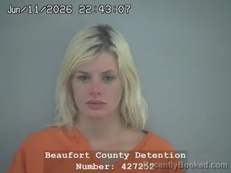 Mugshot of KALEIGH MIRANDA HERRIN booked in Beaufort County, South Carolina on June 11, 2026