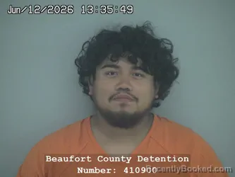 Mugshot of ALEXANDER JULIAN ESPINOZA booked in Beaufort County, South Carolina on June 12, 2026
