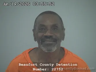 Mugshot of EDWARD EUGENE HARVEY booked in Beaufort County, South Carolina on June 14, 2026