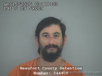 Mugshot of ANTHONY MICHAEL PETERSON booked in Beaufort County, South Carolina on June 14, 2026