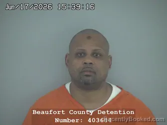 Mugshot of KEITH COLEMAN ALI booked in Beaufort County, South Carolina on June 17, 2026