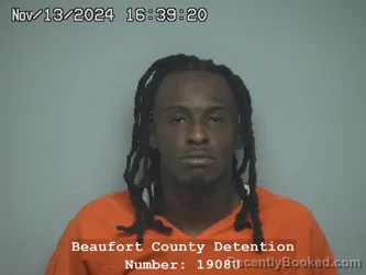 Mugshot of ALIZE DEMARIO CAPERS-BUSH booked in Beaufort County, South Carolina on June 17, 2026