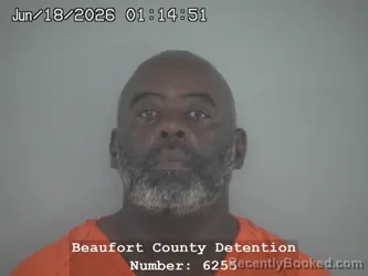 Mugshot of MARVIN LESEAN REESE booked in Beaufort County, South Carolina on June 18, 2026