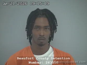 Mugshot of TAQUAN JAMEL ANTHONY booked in Beaufort County, South Carolina on June 21, 2026