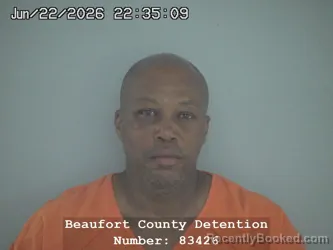 Mugshot of KENNETH ADRIAN CAMPBELL booked in Beaufort County, South Carolina on June 22, 2026