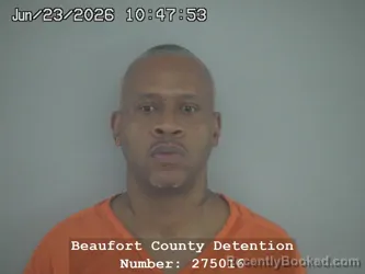 Mugshot of MICHAEL LAMONT JAMES booked in Beaufort County, South Carolina on June 23, 2026