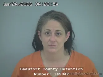 Mugshot of JENNA TERESA BOCCELLA GREGORC booked in Beaufort County, South Carolina on June 24, 2026
