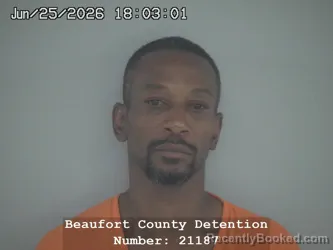Mugshot of CLINTON LEE ANTHONY BROWN booked in Beaufort County, South Carolina on June 25, 2026