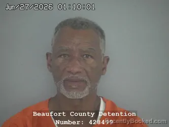 Mugshot of MANUEL CORNELIUS DAVIDSON booked in Beaufort County, South Carolina on June 27, 2026