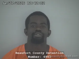 Mugshot of CALVIN NATHAN ARMSTRONG booked in Beaufort County, South Carolina on June 27, 2026