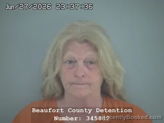 Mugshot of ELIZABETH ANN LUTZ booked in Beaufort County, South Carolina on June 28, 2026