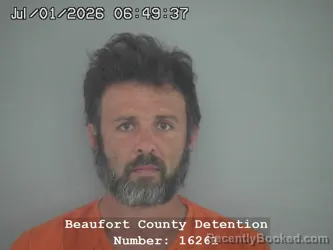Mugshot of ANTHONY CULLEN BURDETTE booked in Beaufort County, South Carolina on July 1, 2026