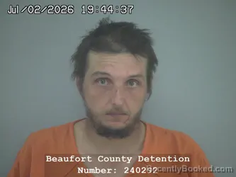 Mugshot of JEFFERSON PARDUE DOWLING booked in Beaufort County, South Carolina on July 2, 2026