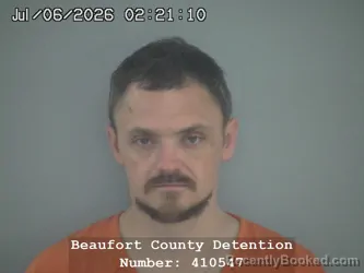 Mugshot of THOMAS ALBERT MERKEL booked in Beaufort County, South Carolina on July 6, 2026
