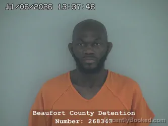 Mugshot of DETRELL JARRETT FREEMAN booked in Beaufort County, South Carolina on July 6, 2026