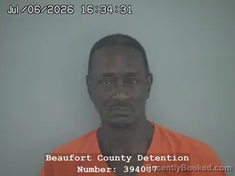 Mugshot of JAMES JOSHIAL WALKER booked in Beaufort County, South Carolina on July 6, 2026