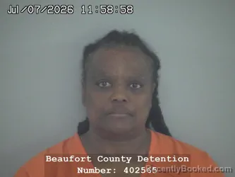Mugshot of VANASSIA ANN GADSON booked in Beaufort County, South Carolina on July 7, 2026