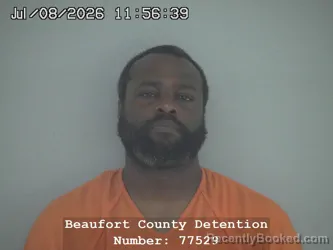 Mugshot of DESMEN EDDIE LAMAR SPENCER booked in Beaufort County, South Carolina on July 8, 2026