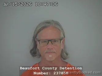 Mugshot of WILLIAM BERNARD ROTHERT booked in Beaufort County, South Carolina on July 15, 2026