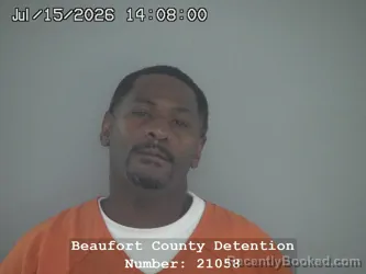 Mugshot of WILLIE JAMAR TOLBERT booked in Beaufort County, South Carolina on July 15, 2026