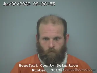 Mugshot of SHANE JOHNATHAN TUCKER booked in Beaufort County, South Carolina on July 15, 2026