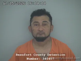 Mugshot of JOSE DIOMEDES ALVAREZ booked in Beaufort County, South Carolina on July 15, 2026