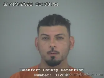 Mugshot of NELSON ENRIQUE SANCHEZ SILVA booked in Beaufort County, South Carolina on July 19, 2026