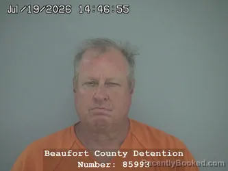 Mugshot of KENT GRADY BIRD booked in Beaufort County, South Carolina on July 19, 2026