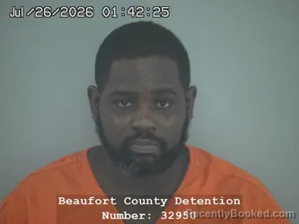Mugshot of Ori Folusho Ola booked in Beaufort County, South Carolina on July 26, 2026