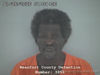 Mugshot of Floyd Kenneth Frazier booked in Beaufort County, South Carolina on July 26, 2026