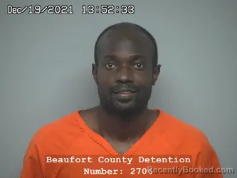 Mugshot of PATRICK DONELL MACK booked in Beaufort County, South Carolina on July 29, 2026