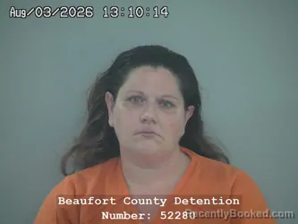 Mugshot of AMY ELIZABETH KEARSE booked in Beaufort County, South Carolina on August 3, 2026