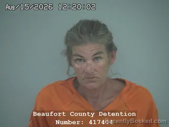 Mugshot of Tondra L Powell booked in Beaufort County, South Carolina on August 15, 2026