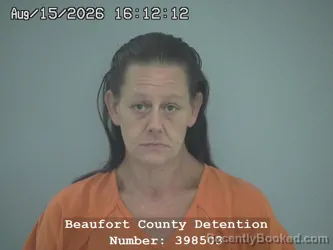 Mugshot of Trisha Lynn Oliver booked in Beaufort County, South Carolina on August 15, 2026