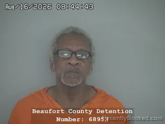 Mugshot of Benjamin Douglas Overton booked in Beaufort County, South Carolina on August 16, 2026