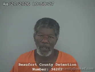 Mugshot of Thomas Lavar Fields booked in Beaufort County, South Carolina on August 20, 2026