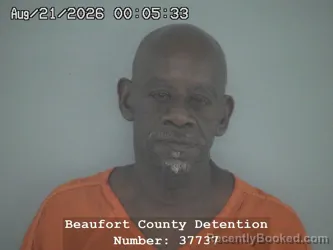 Mugshot of Don Eric Robertson booked in Beaufort County, South Carolina on August 20, 2026