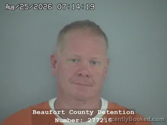 Mugshot of Ralph Anthony Filipowicz booked in Beaufort County, South Carolina on August 25, 2026