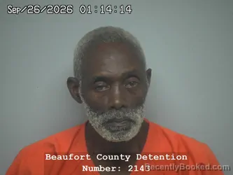 Mugshot of Alexander Gibbs booked in Beaufort County, South Carolina on September 26, 2026
