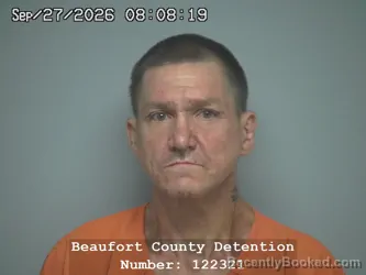 Mugshot of Arthur Joseph Horton Fraleigh booked in Beaufort County, South Carolina on September 27, 2026