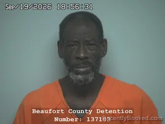 Mugshot of Lamont Thomas Heyward booked in Beaufort County, South Carolina on September 29, 2026