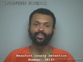 Mugshot of George Garfield Mcbeth booked in Beaufort County, South Carolina on October 6, 2026