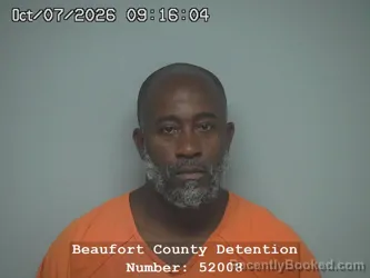 Mugshot of Brandon Melvin Howard booked in Beaufort County, South Carolina on October 7, 2026