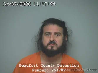 Mugshot of Kenneth Cleveland Cain booked in Beaufort County, South Carolina on October 7, 2026