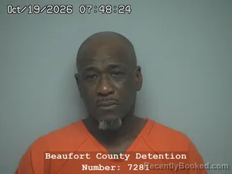 Mugshot of Kedric Francis Gardner booked in Beaufort County, South Carolina on October 19, 2026