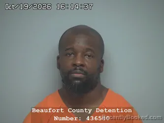 Mugshot of Jason Andrew Young booked in Beaufort County, South Carolina on October 19, 2026